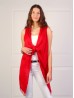 Solid Color Vest Kimono